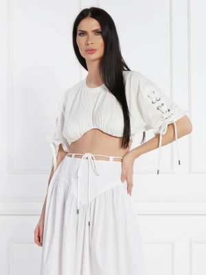 Pinko Top | Cropped Fit biały