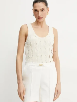 Pinko top damski kolor beżowy 105192 A2LW