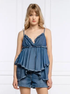 Pinko Top DIANA | Loose fit | denim