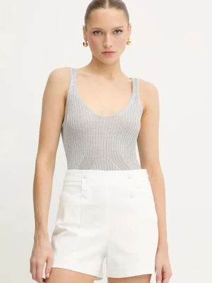 Pinko top kolor szary 105148 A2LO
