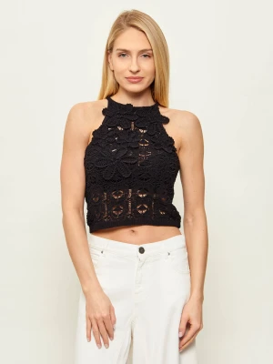 Zdjęcie produktu Pinko Top NYMPHAEA | Cropped Fit czarny