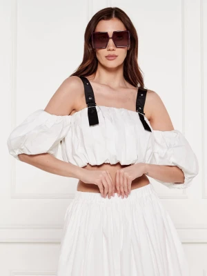 Pinko Top RAUL | Cropped Fit biały