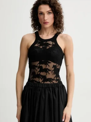 Pinko top REIMAGINE by Patrick Mcdowell damski kolor czarny 105204 A2JJ