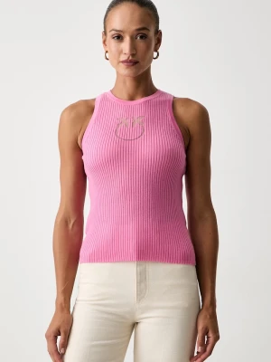 Pinko top swetrowy damski z wełną
