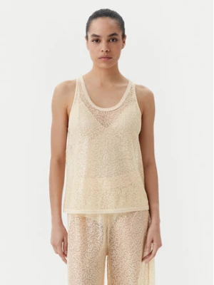Zdjęcie produktu PINKO Top Waiting canottiera rete Beżowy Slim Fit