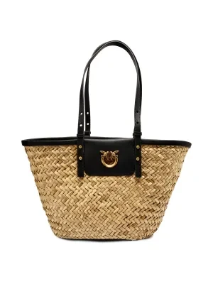 Zdjęcie produktu Pinko Torba plażowa LOVE SUMMER | z dodatkiem skóry