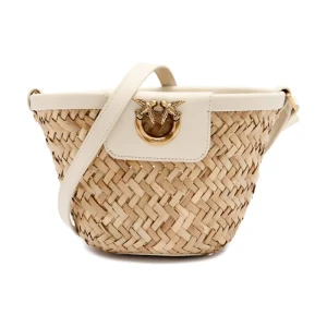 Pinko Torba plażowa LOVE SUMMER | z dodatkiem skóry