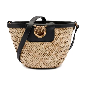 Pinko Torba plażowa LOVE SUMMER | z dodatkiem skóry