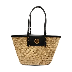 Pinko Torba plażowa LOVE SUMMER | z dodatkiem skóry