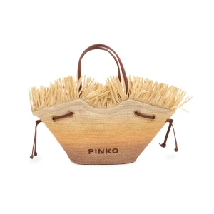 Pinko Torba plażowa PAGODA | z dodatkiem skóry