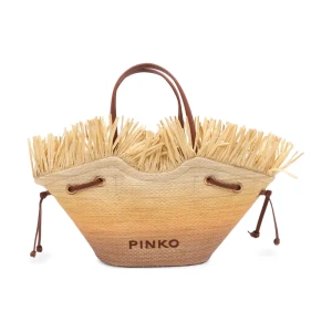 Pinko Torba plażowa PAGODA | z dodatkiem skóry