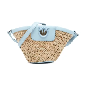 Pinko Torba plażowa | z dodatkiem skóry