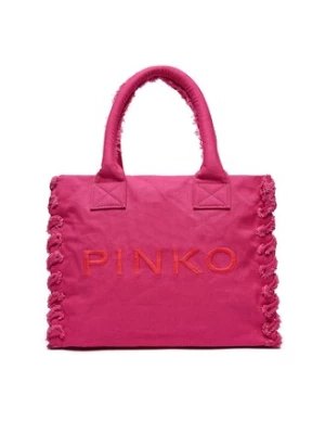 Pinko Torebka Beach Shopping PE 24 PLTT 100782 A1WQ Różowy