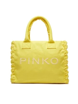 Pinko Torebka Beach Shopping PE 24 PLTT 100782 A1WQ Żółty
