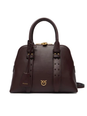 PINKO Torebka Bowling Bag Medium AI 25-26 PLTT 105906 A0QO Bordowy