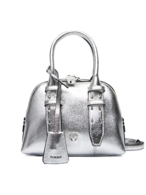 PINKO Torebka Bowling Bag Zip Mini AI 25-26 PLTT 105333 A0QO Srebrny