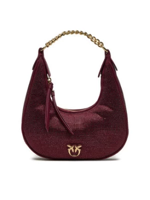 PINKO Torebka Brioche Hobo Mini AI 24-25 PLTT 101433 A159 Bordowy