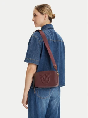 PINKO Torebka Carrie Camera Bag Classic PE 25 PLTT 104336 A29Q Bordowy
