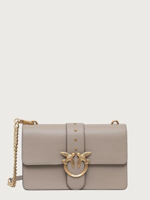 Pinko torebka crossbody damska skórzana beżowy