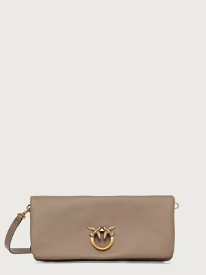 Pinko torebka crossbody damska skórzana beżowy