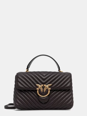 Pinko torebka crossbody damska skórzana brązowy