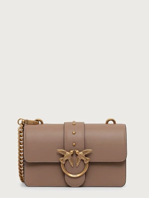 Pinko torebka crossbody damska skórzana brązowy