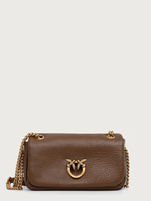 Pinko torebka crossbody damska skórzana brązowy