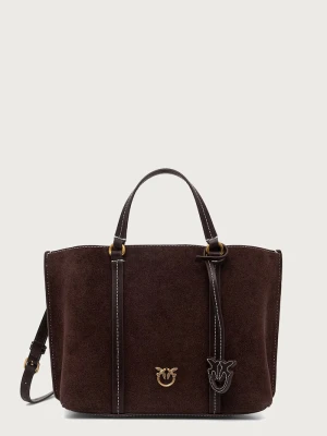 Pinko torebka crossbody damska skórzana brązowy