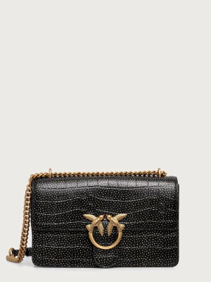 Pinko torebka crossbody damska skórzana czarny