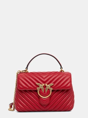 Pinko torebka crossbody damska skórzana czerwony