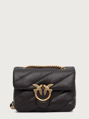 Pinko torebka crossbody damska skórzana fioletowy