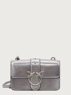 Pinko torebka crossbody damska skórzana srebrny