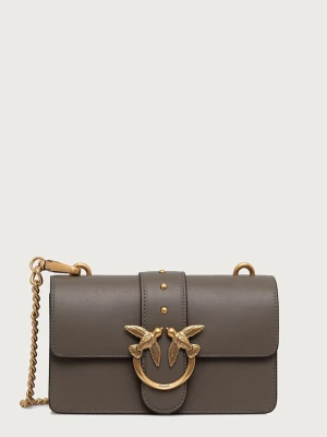Pinko torebka crossbody damska skórzana zielony