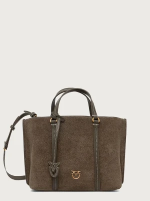Pinko torebka crossbody damska skórzana zielony