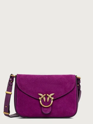 Pinko torebka crossbody damska zamszowa