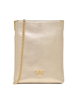 PINKO Torebka Flat Satchel AI 25-26 PCPL 105352 A2O9 Złoty