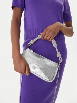 PINKO Torebka Half Moon Baguette Mini AI 25-26 PLTT 105915 A2WD Srebrny