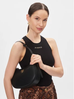 Pinko Torebka Half Moon Mini Fl . PE 24 PLTT 102790 A0F1 Czarny