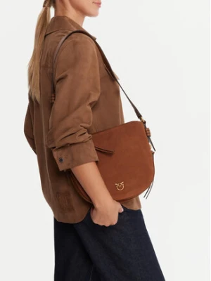 PINKO Torebka Hobo Zip Around Mini Al 25-26 PLTT 105332 A2JH Brązowy