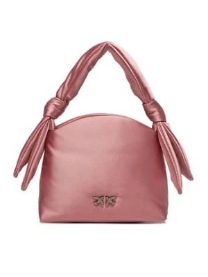 Pinko Torebka Knots Mini Pouch Satin PE 24 PLTT 102770 A1KA Różowy