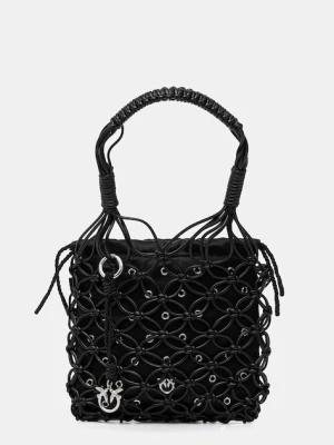 Pinko torebka kolor czarny 105165 A2LA