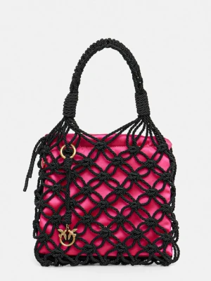 Pinko torebka kolor różowy 105165 A2L9
