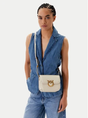 PINKO Torebka Love Box Bag Fl Mini 104297 A26L Écru
