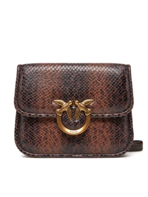 PINKO Torebka Love Box Bag Fl Mini PE 25 PLTT 104297 A2CH Brązowy