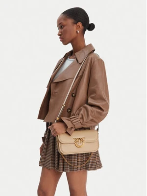 PINKO Torebka Love Box Baguette Al 25-26 PLTT 105083 A26L Beżowy