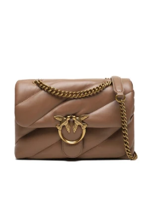 Pinko Torebka Love Classic Puff Cl AI 23-24 100038 A0F2 Brązowy