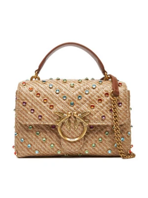 PINKO Torebka Love Lady Puff Mini Cl PE 25 PLTT 100044 A2CG Beżowy