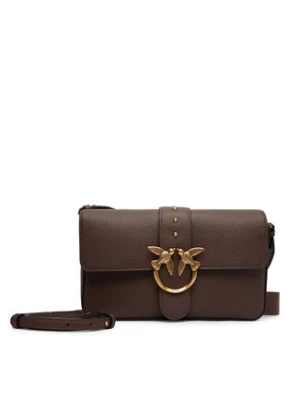 PINKO Torebka Love One Classic Slouchy Fl PLTT 104524 A2OX Brązowy