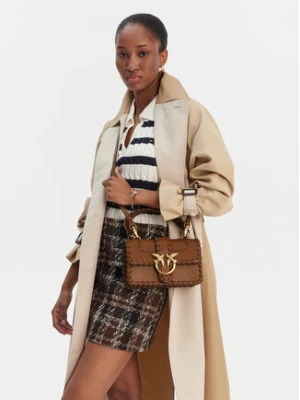 PINKO Torebka Love One Mini Cl. AI 25-26 PLTT 100059 A2OR Brązowy