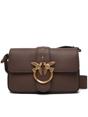 PINKO Torebka Love One Mini Slouchy Fl Al 25-26 104340 A2OX Bordowy